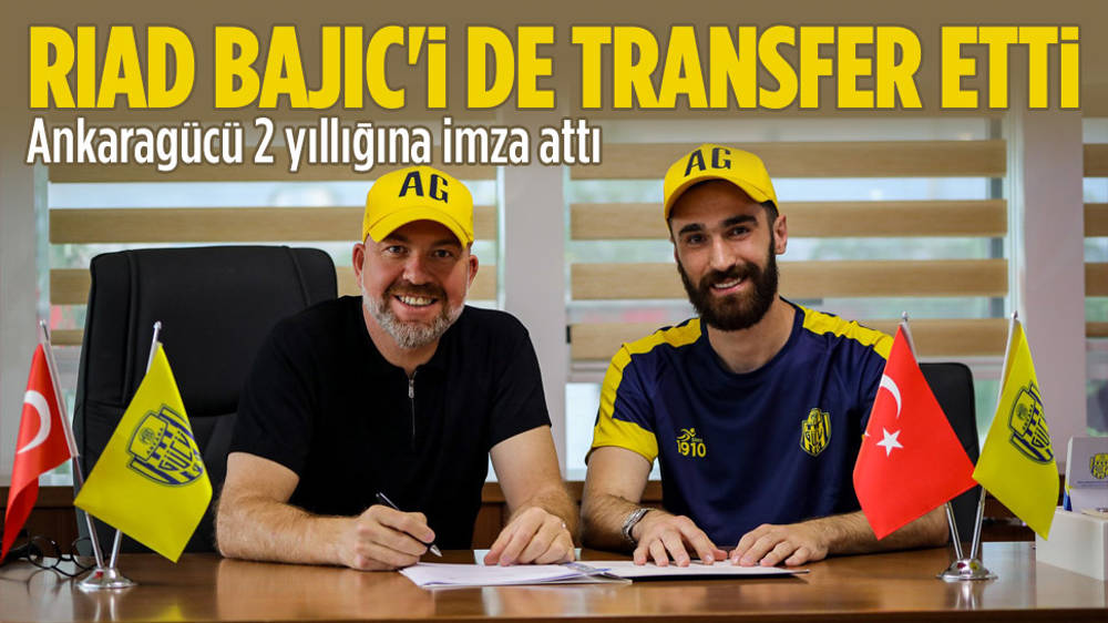 MKE Ankaragücü Riad Bajic'i transfer etti