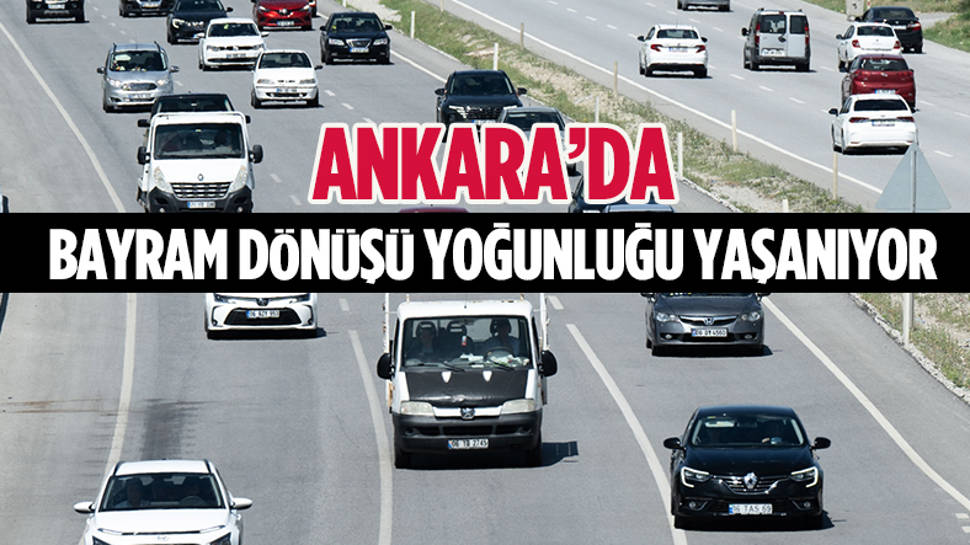 Ankara-Kırıkkale kara yolunda yoğunluk başladı