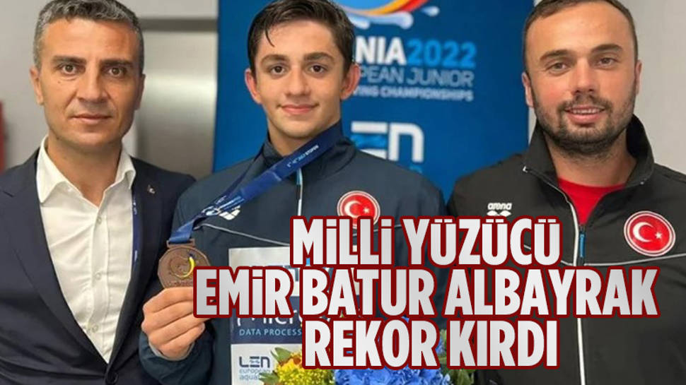 Emir Batur Albayrak’tan altın madalya