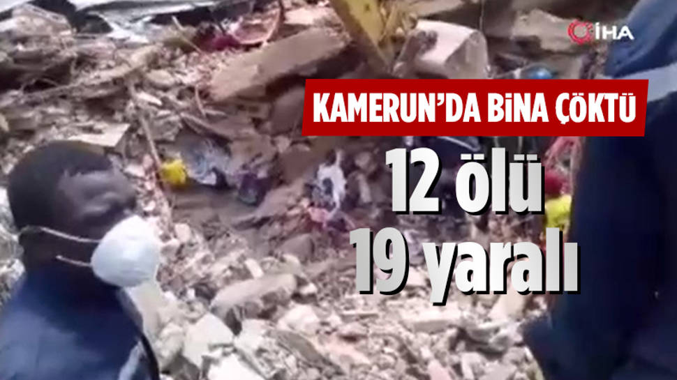 Kamerun’da 4 katlı bina çöktü