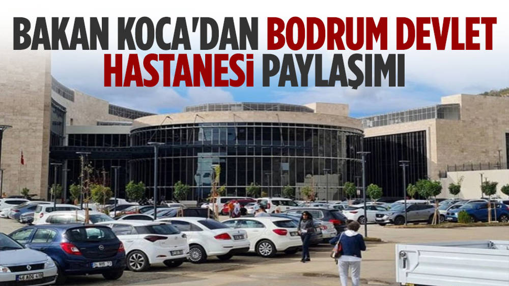 Koca'dan Bodrum Devlet Hastanesi Paylaşımı