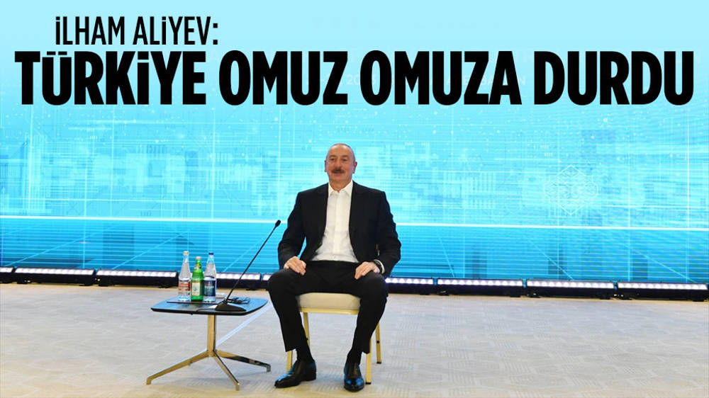 Aliyev: İlk saatten itibaren Türkiye bizimle omuz omuza durdu