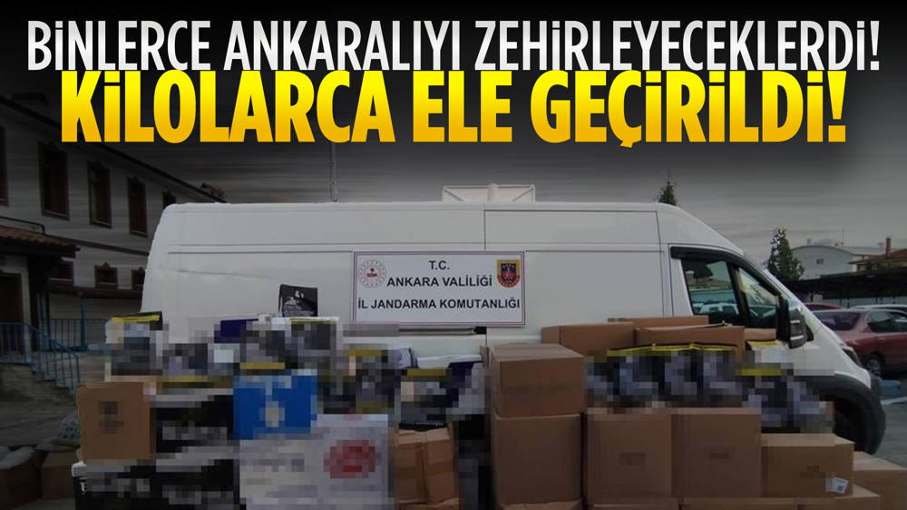 Başkent'te kaçakçılara darbe! Beypazarı'nda yakalandılar