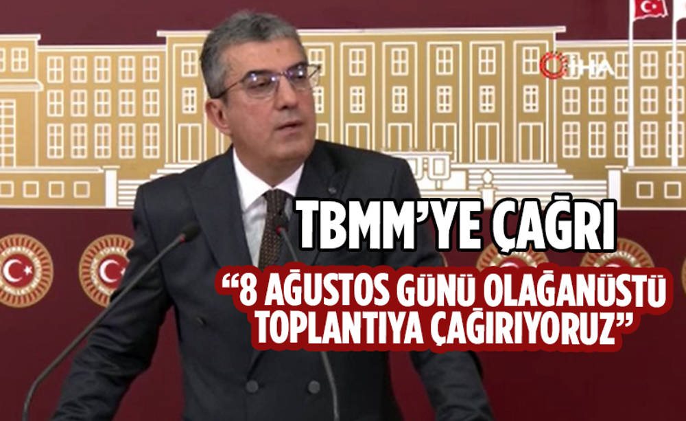 CHP Grup Başkanvekili Günaydın'dan TBMM'ye çağrı