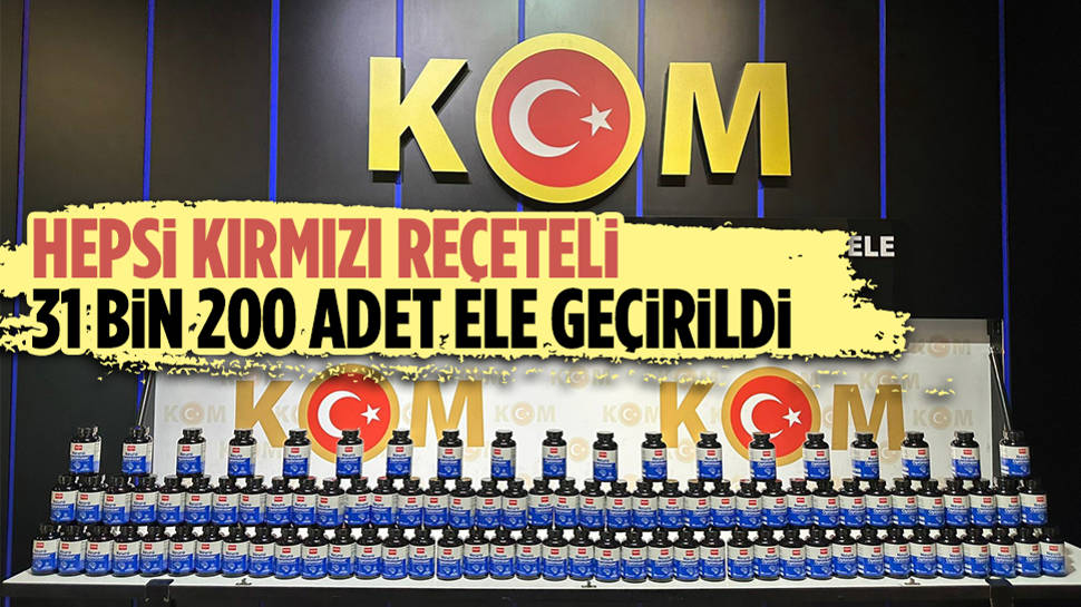 Ankara'da kırmızı reçeteli ilaç operasyonu