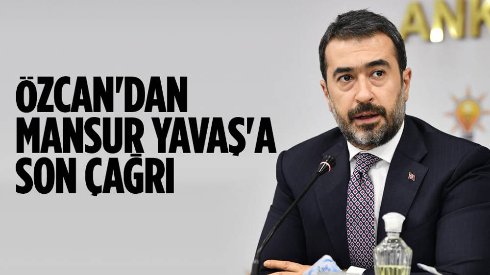 Hakan Han Özcan’dan Mansur Yavaş’a son uyarı!