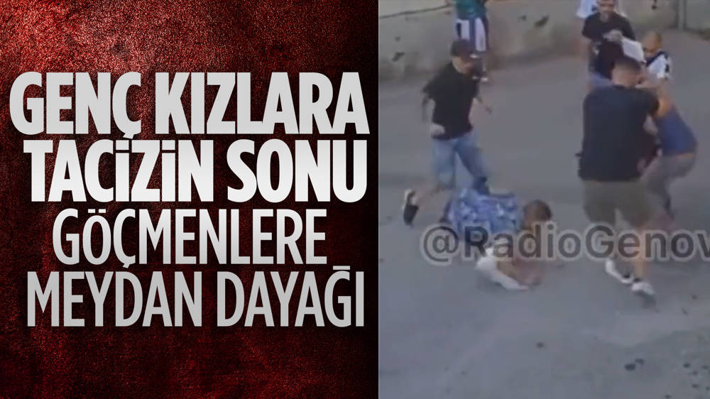 İtalya'da göçmenlere ‘taciz dayağı’