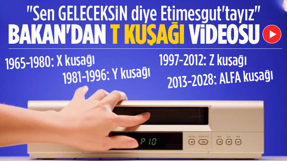 Bakan’dan “T kuşağı” paylaşımıyla Etimesgut’a davet!