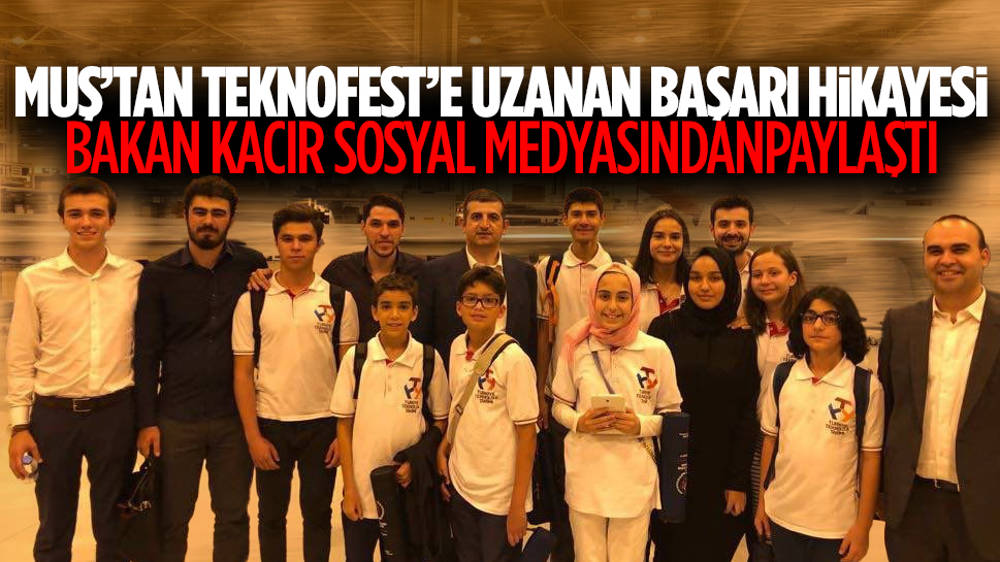 Tekonofest'te Bakan Kacır'ı duygulandıran buluşma