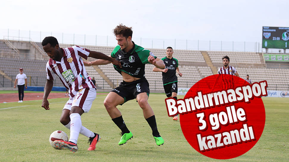 Bandırmaspor, Sakaryaspor'u 3-1 yendi