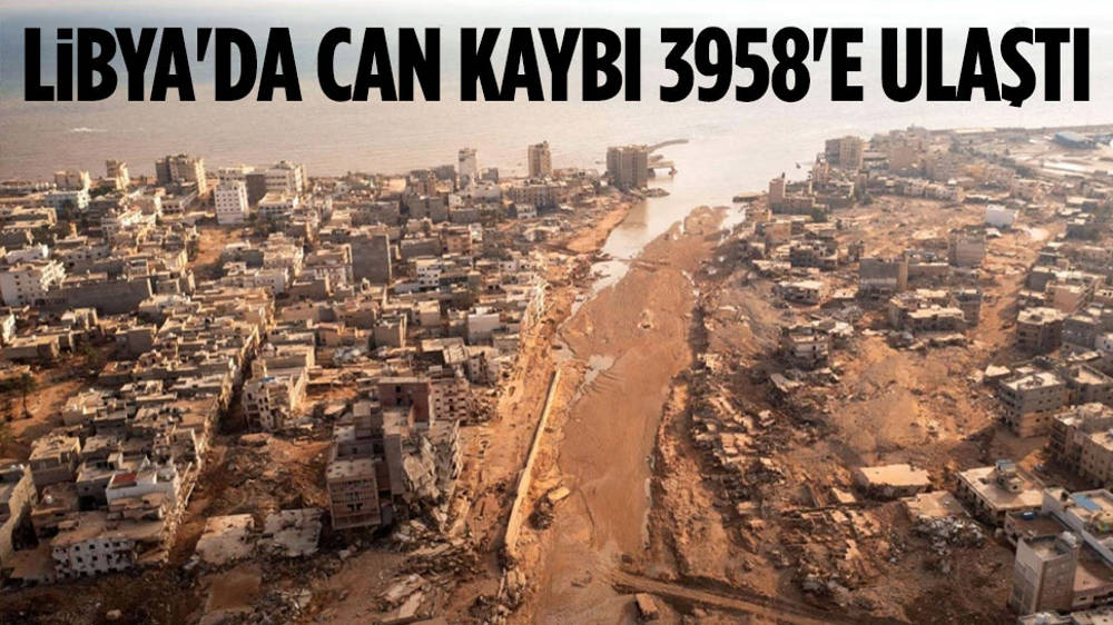 Libya’da sel: Can kaybı 3958’e ulaştı