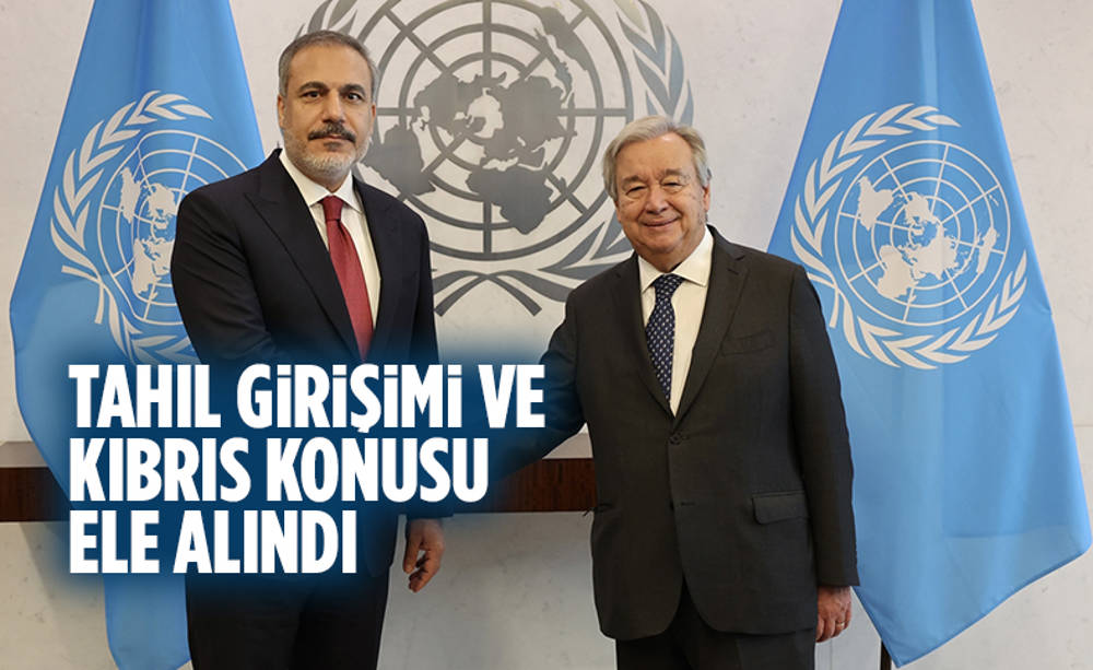 Dışişleri Bakanı Fidan, BM Genel Sekreteri Guterres ile görüştü