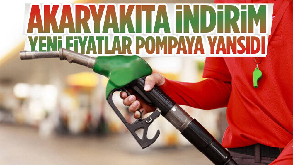 Akaryakıta indirim pompaya yansıdı