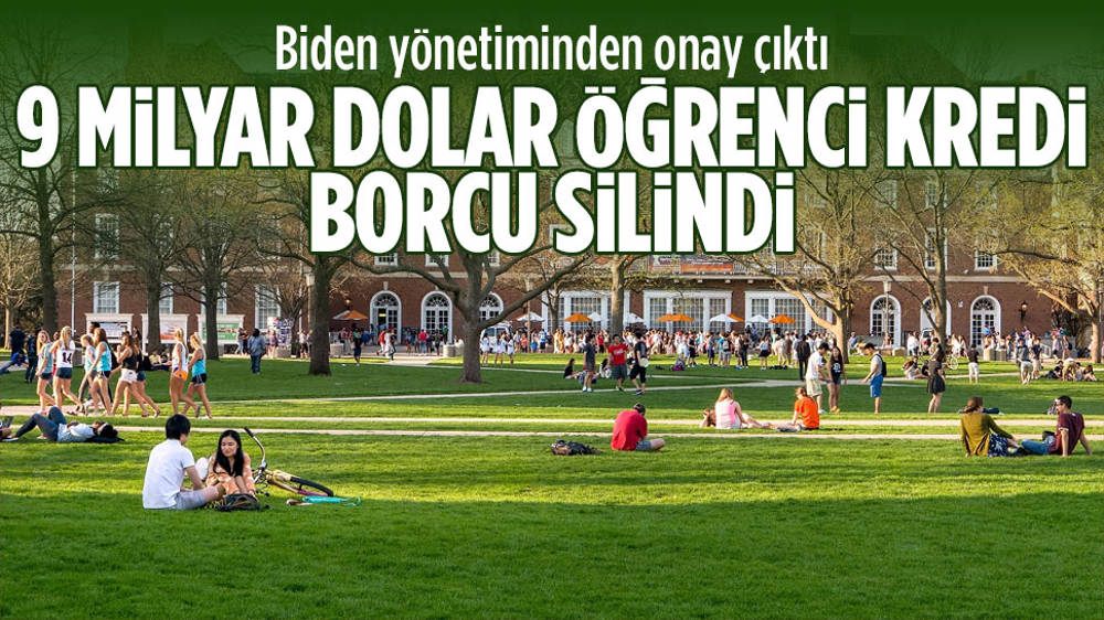 Biden, 9 milyar dolarlık öğrenci kredi borcunu sildi