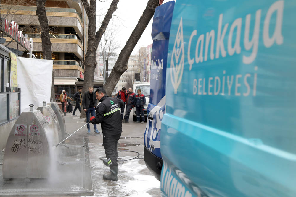 Çankaya her gün 925 personel ve 125 araçla temizleniyor!