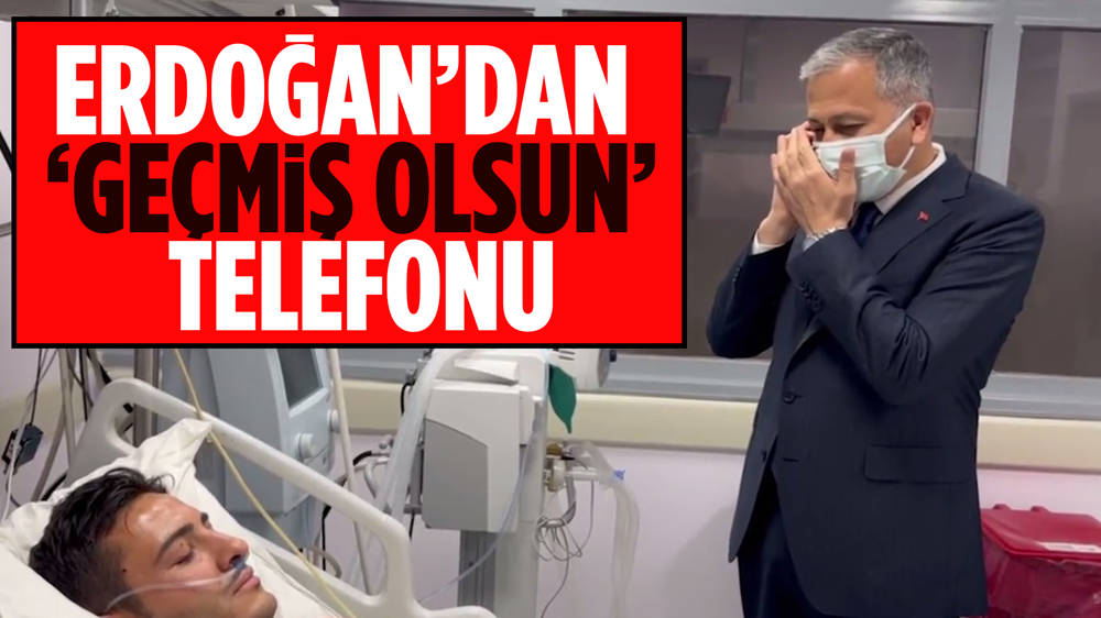 Erdoğan yaralı polisle konuştu 