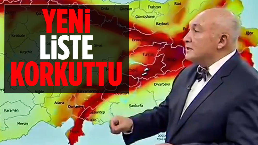 Ahmet Ercan, deprem beklenen illeri sıraladı 