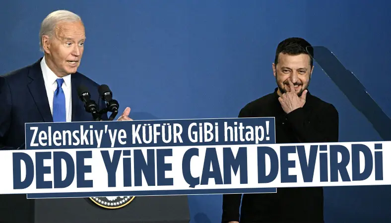 ABD Başkanı Biden,  Zelensky’i “Putin” diye çağırdı