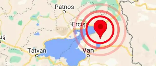 Van’da yaşanan deprem korkuttu