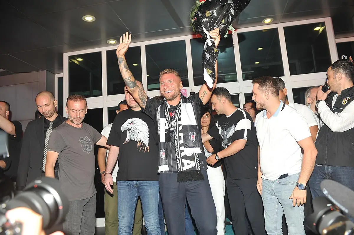 Ciro Immobile, Beşiktaş için İstanbul'da...