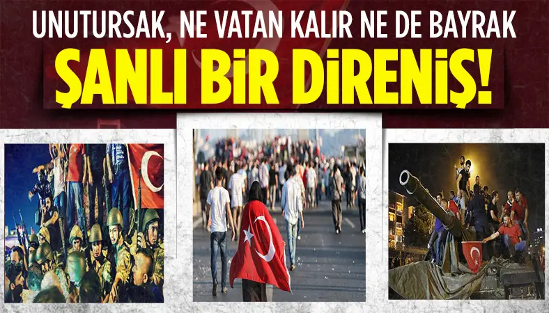 15 Temmuz darbe girişiminin 8'inci yıl dönümünde TRT'den özel yayın!