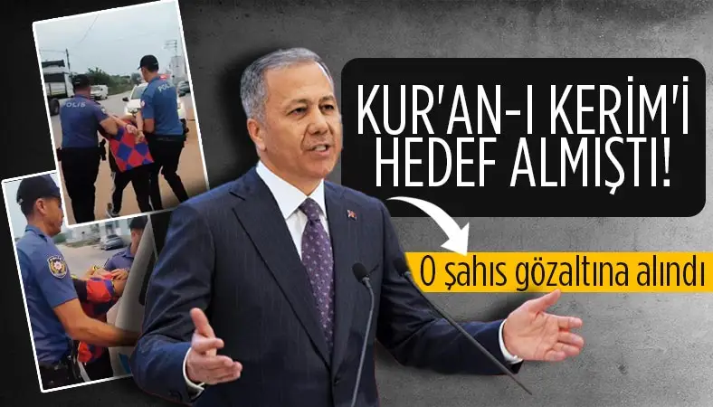 Ali Yerlikaya 'gereği yapıldı' diyerek açıkladı! O şahıs yakalandı