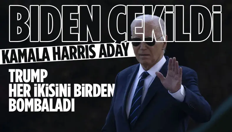 Biden başkanlık yarışından çekildi! Kimi destekleyeceğini açıkladı