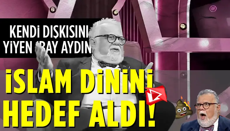 Kendi dışkısını yiyen Celal Şengör İslam dinini hedef aldı!