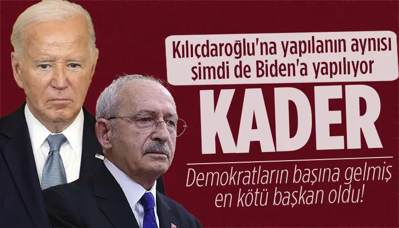 Kılıçdaroğlu’na yapılanın aynısı Biden’a da yapılıyor