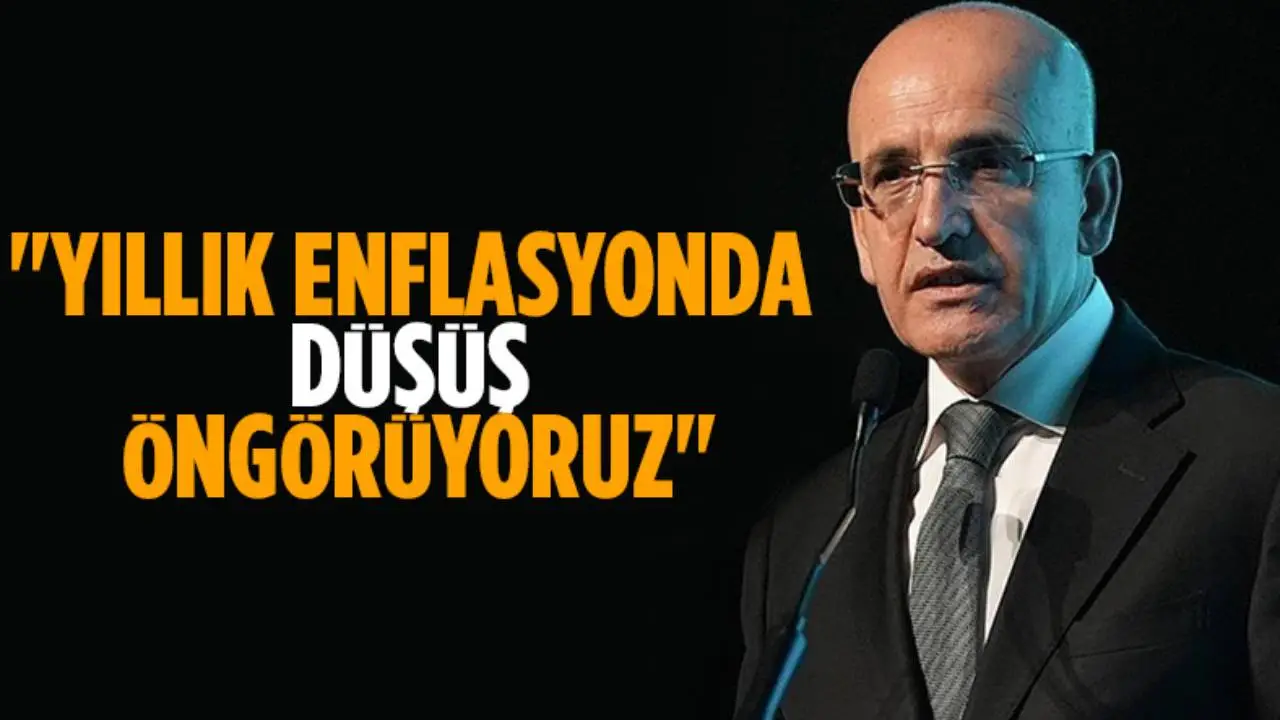 Mehmet Şimşek'ten enflasyon tahmini