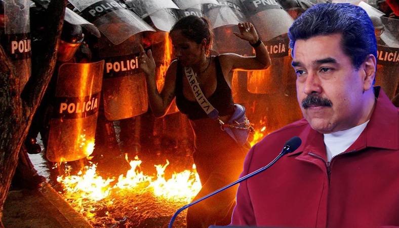 Maduro, protestolara yanıt verdi: İç savaşa izin vermeyeceğim