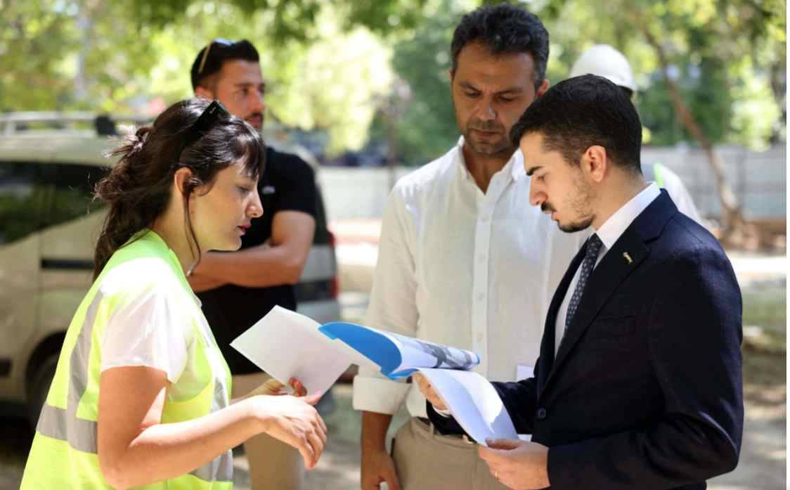 Başkan Güner Güvenpark'taki Yenileme Çalışmalarını Yerinde İnceledi