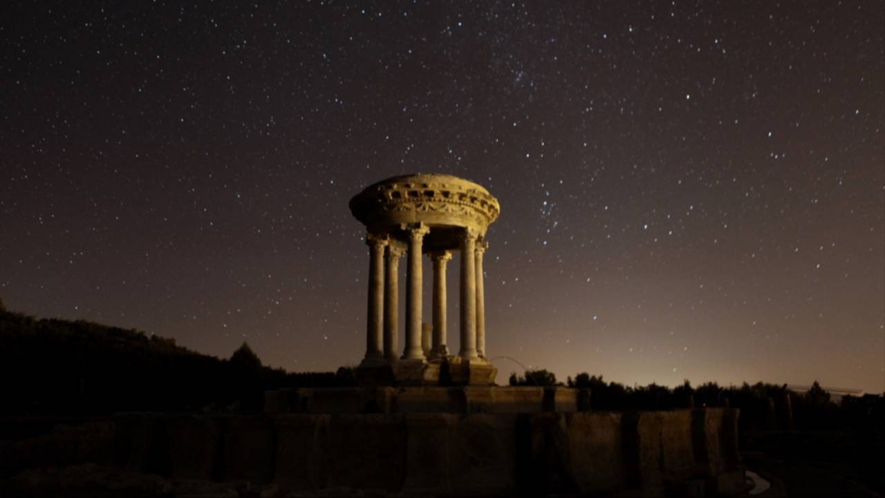 Kibyra Antik Kenti'nde ''Perseid meteor yağmuru''