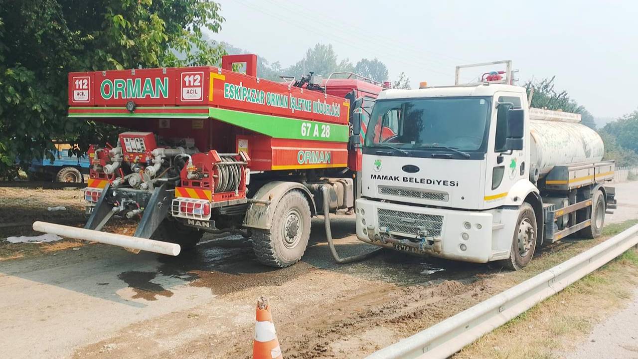 Mamak Belediyesinden Bolu'ya yangın desteği!