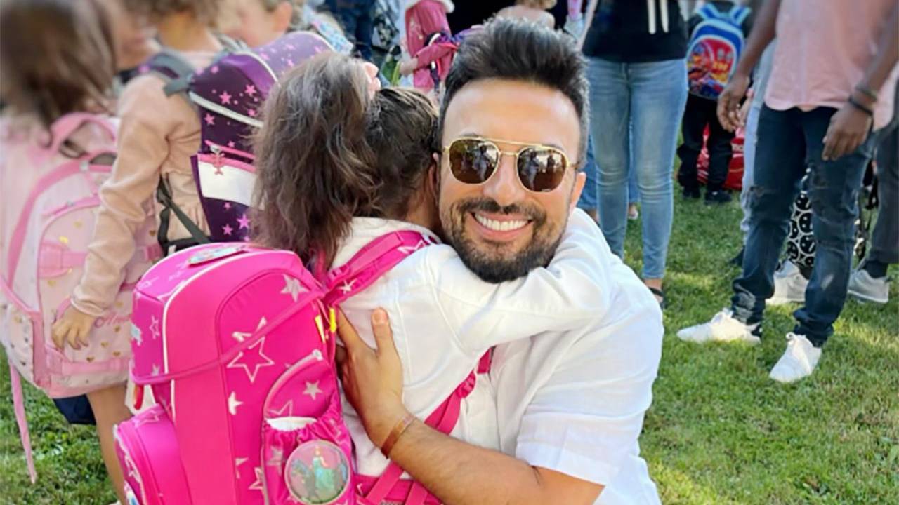 Tarkan'ın mutlu günü! Kızı okula başladı