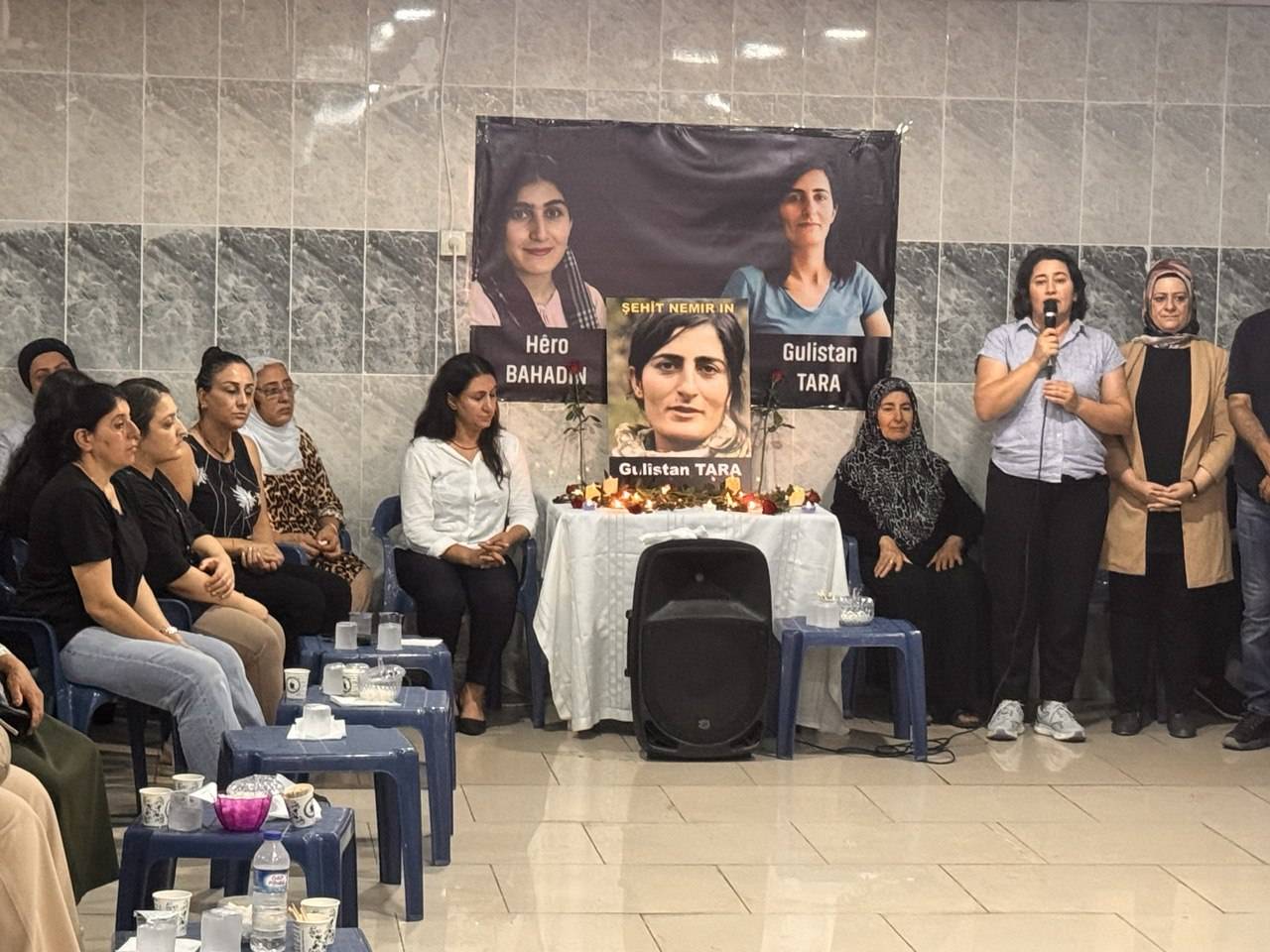 DEM'li Zeynep Oduncu, PKK'lı terörist Gülistan Tekik'in yasını tuttu