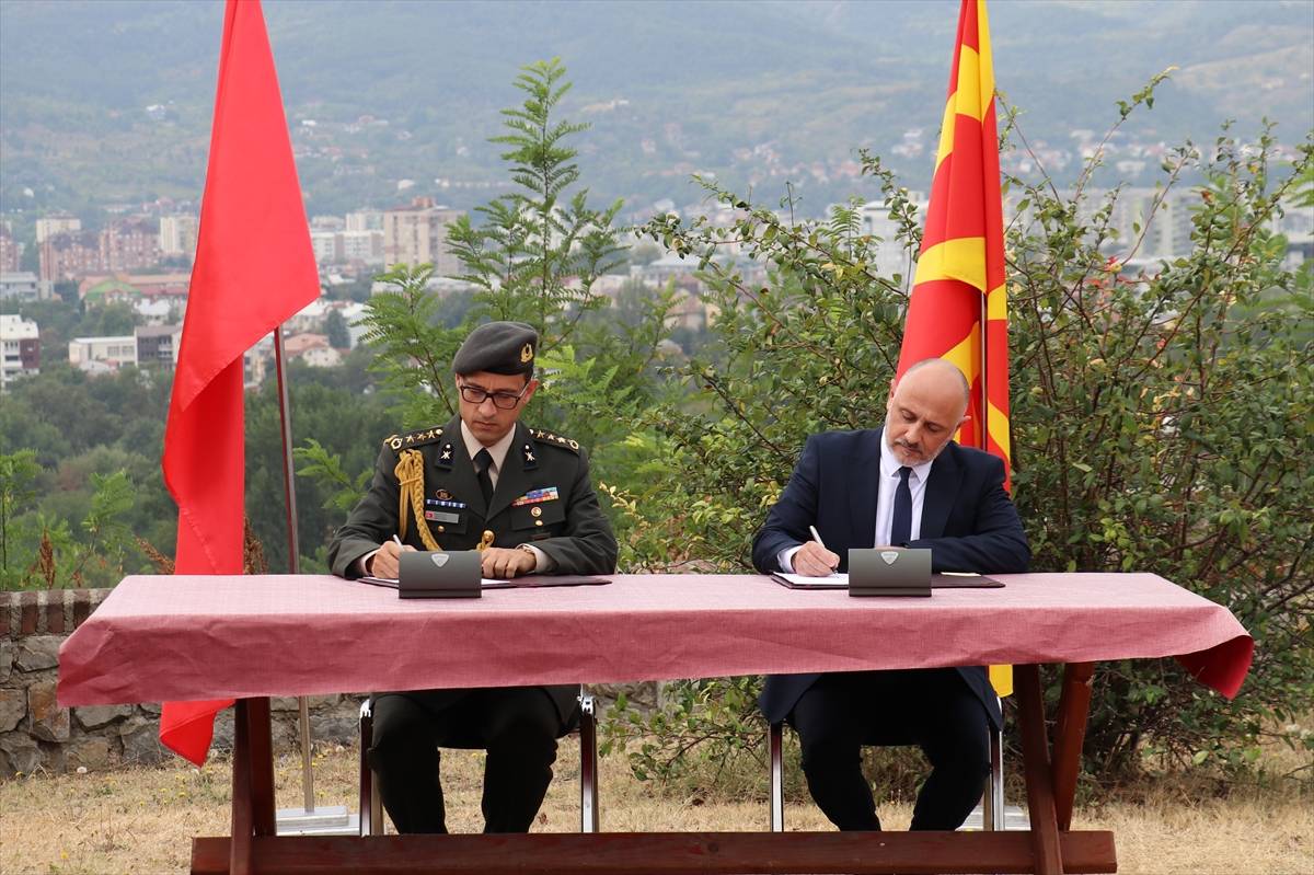 Türkiye'den Kuzey Makedonya ordusuna destek