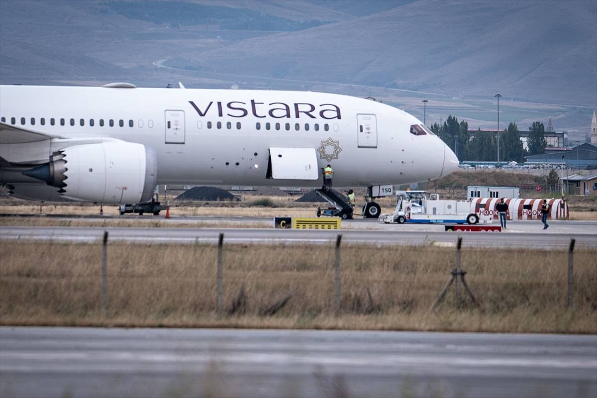 Erzurum Havalimanı’nda bomba paniği! Hindistan uçağından zorunlu iniş