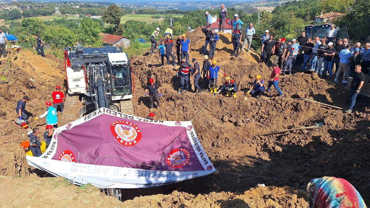 Samsun'da göçük: 2 kişi can verdi