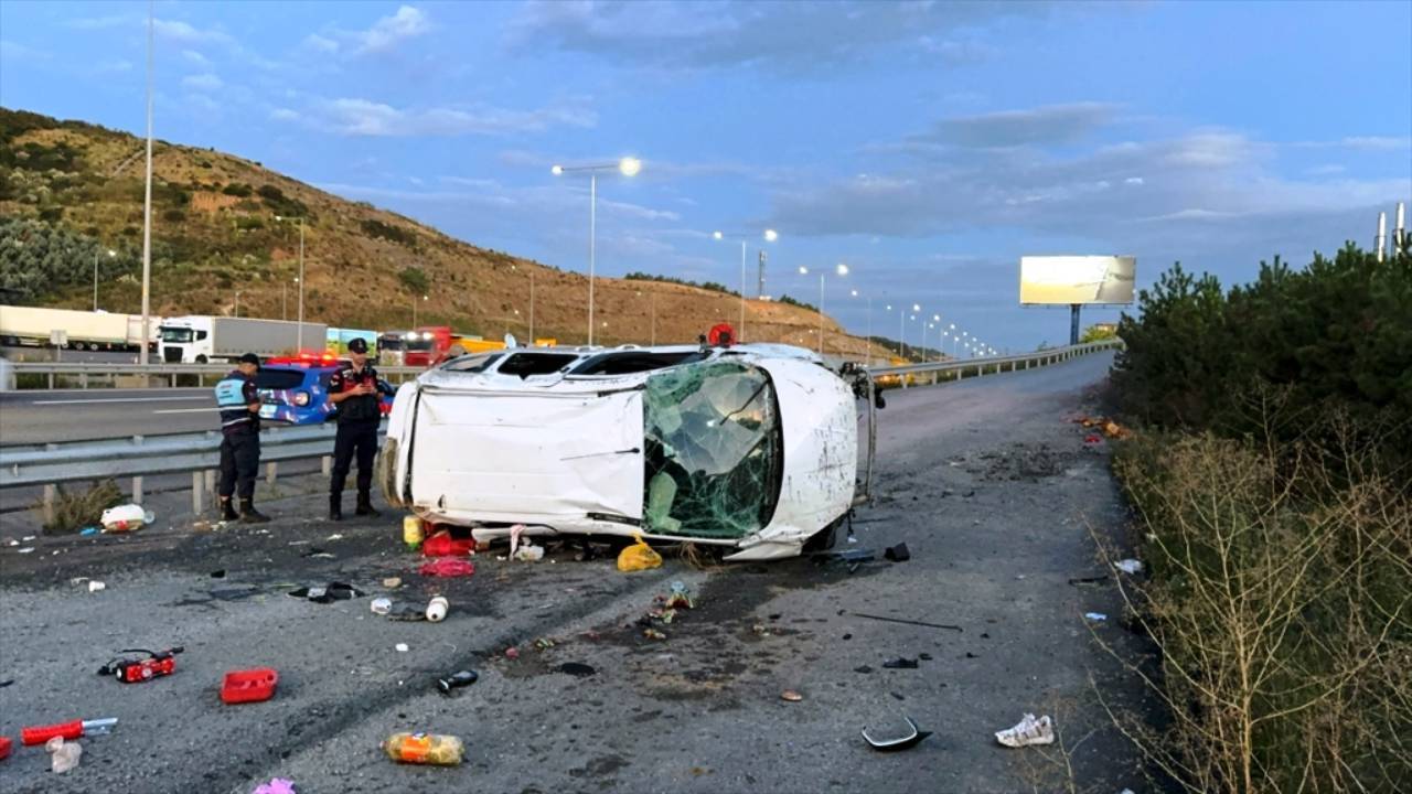 Kuzey Marmara Otoyolunda kaza... Ölü ve yaralılar var...