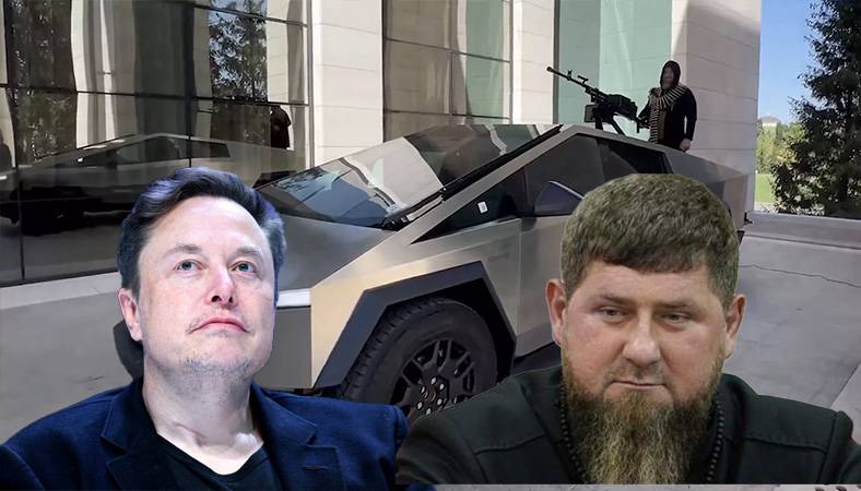 Elon Musk, Ramazan Kadirov'un 'Cybertruck'ını kullanım dışı bıraktı