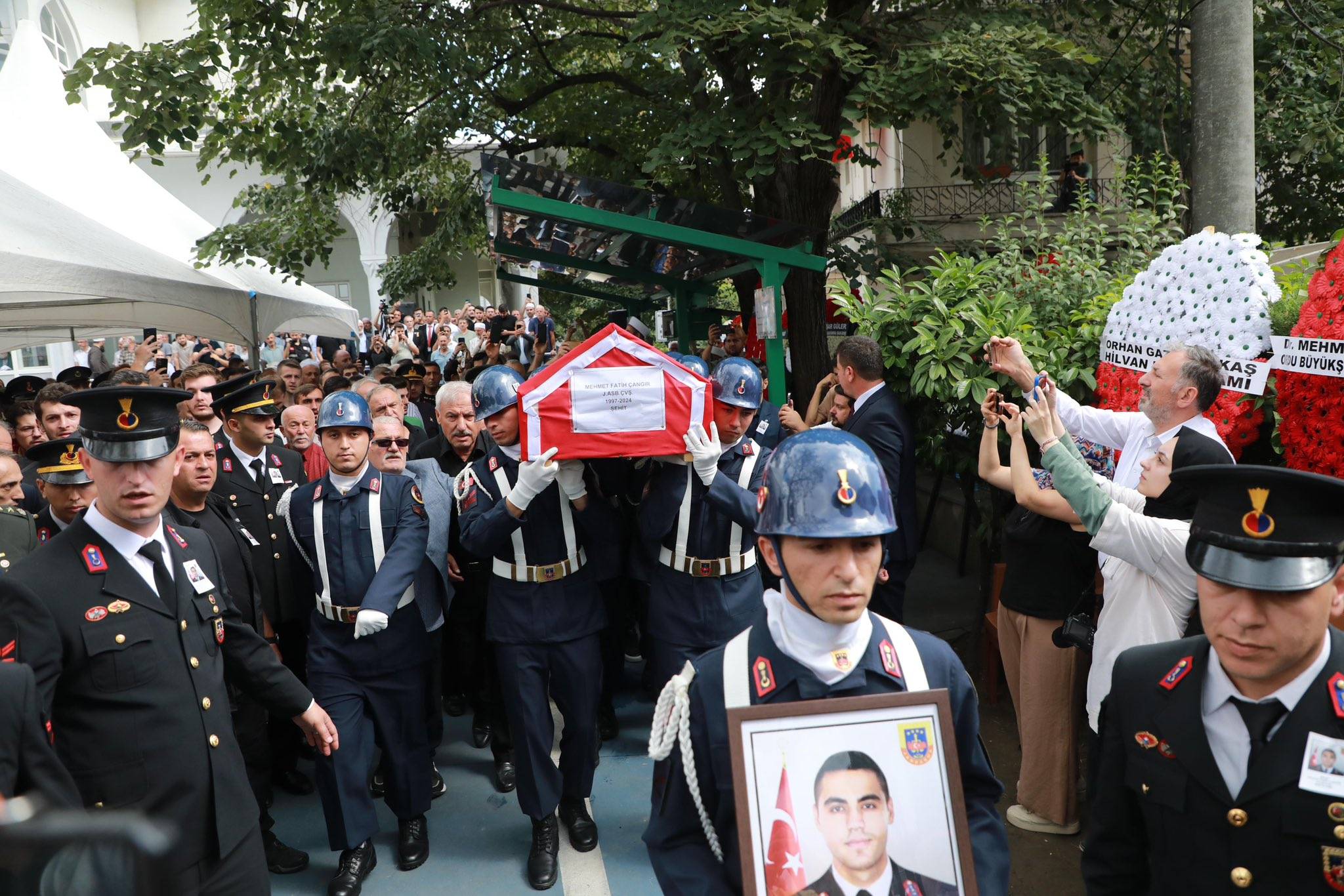 Şehit Astsubay Çangır son yolculuğuna uğurlandı