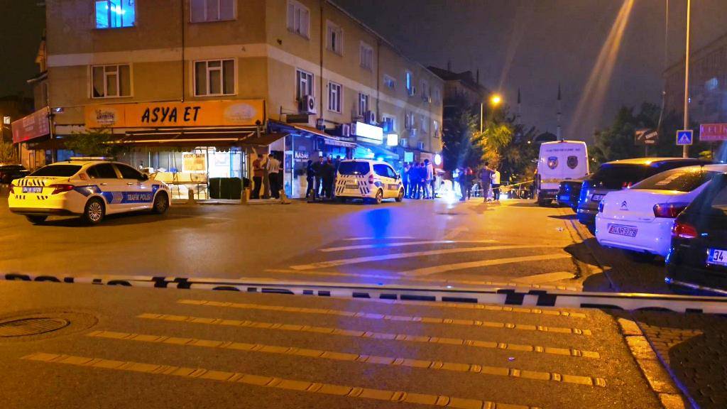 İstanbul'da bir polisin şehit olduğu olaya ait görüntüler...