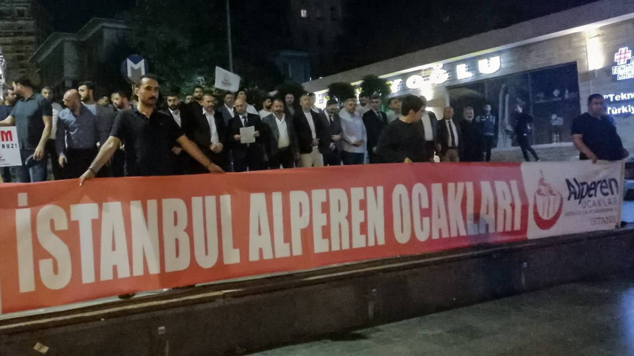 Alperen Ocakları, polis Şeyda Yılmaz'ın şehit edilmesini protesto etti