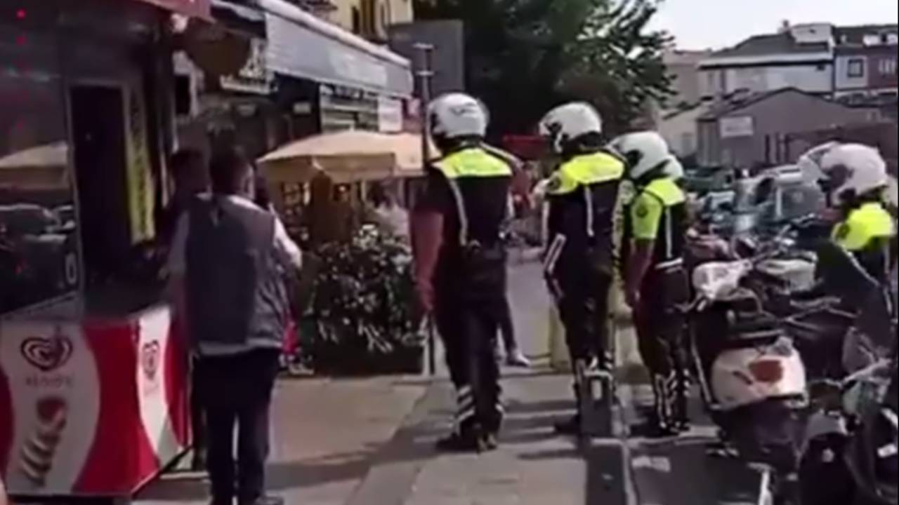 Polislerden Şeyda Yılmaz'a saygı selamı