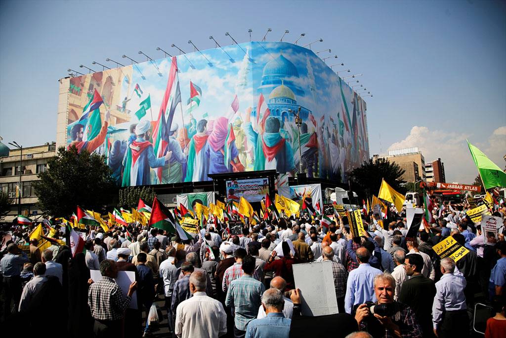 İran genelinde İsrail protesto edildi