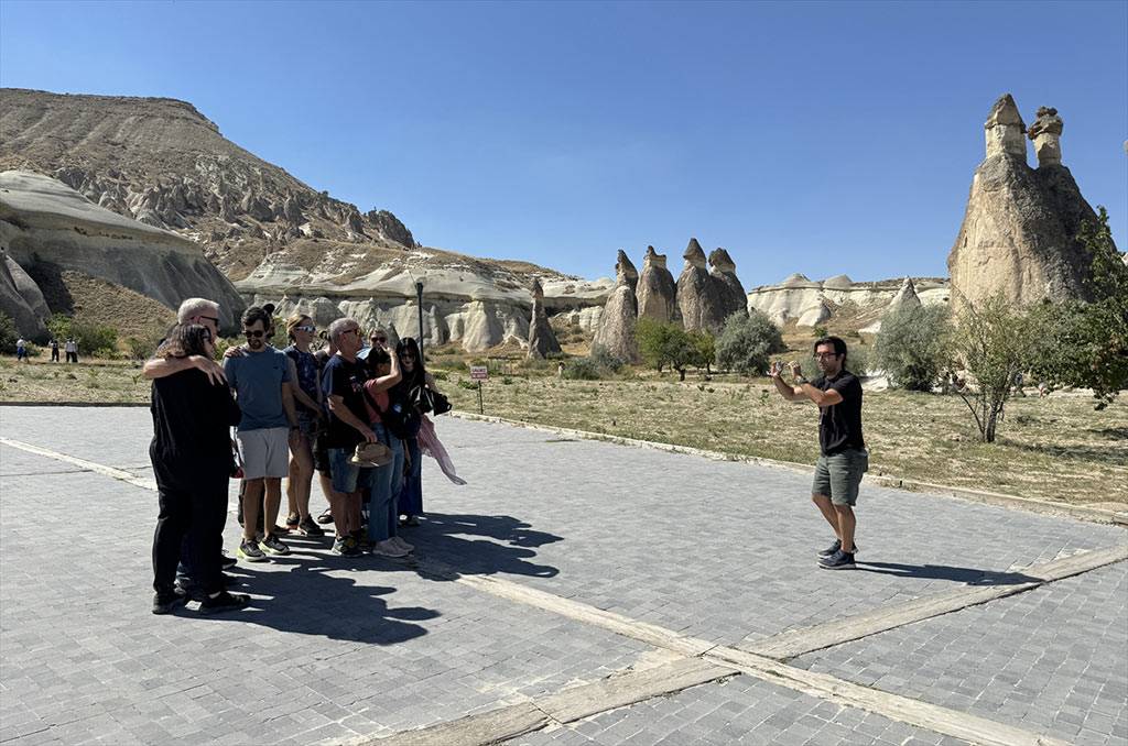  Turistler Kapadokya'da sadece fotoğraf çekmek için geliyor 