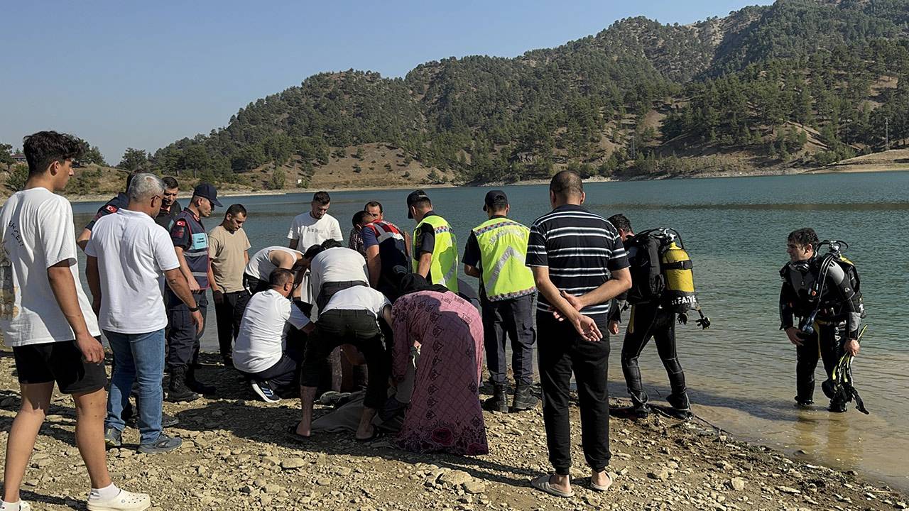 Kahramanmaraş'ta gölete giren gençten acı haber