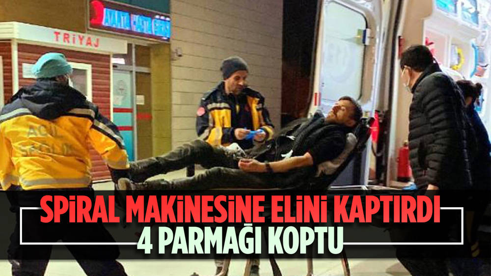Bursa'da feci iş kazası