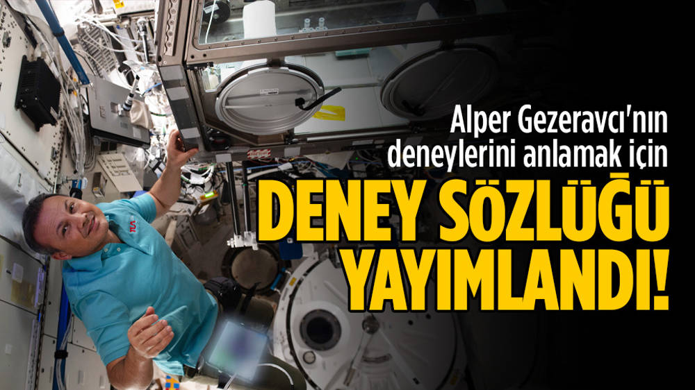 Gezeravcı’nın deneyleriyle ilgili “Deney Sözlüğü”